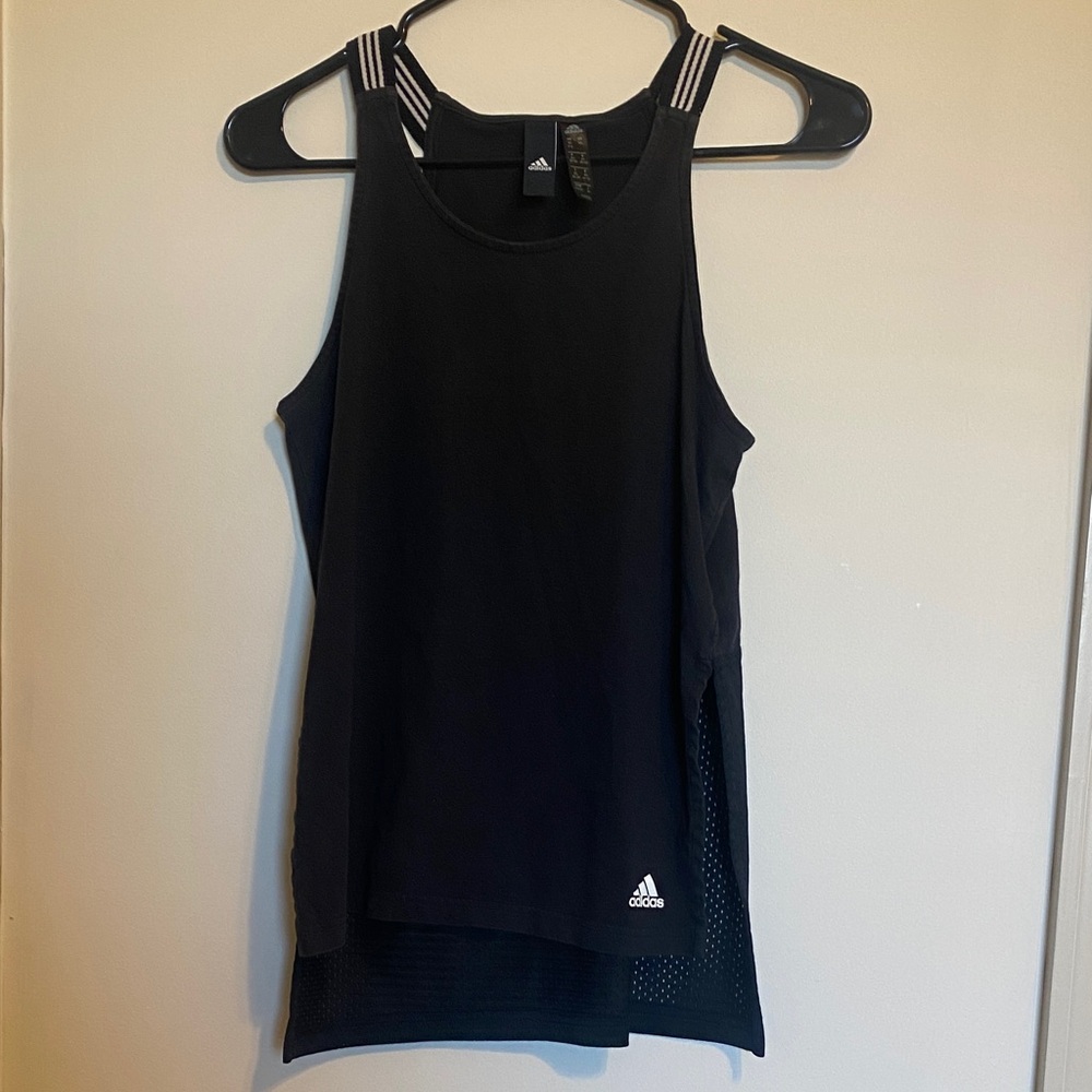 Adidas Women's Black Mesh Tank Top